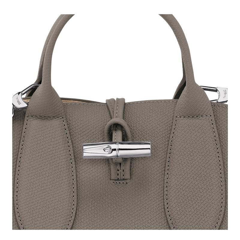 Turtledove Grey Women's Longchamp Roseau S Handbags | 40296-URNA