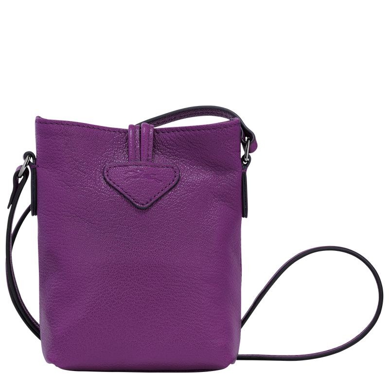 Violet Purple Women's Longchamp Roseau XS Crossbody Bags | 54081-OUJN