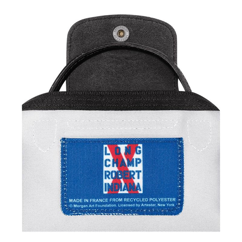 White Men's Longchamp x Robert Indiana Pouches | 78306-IJHS