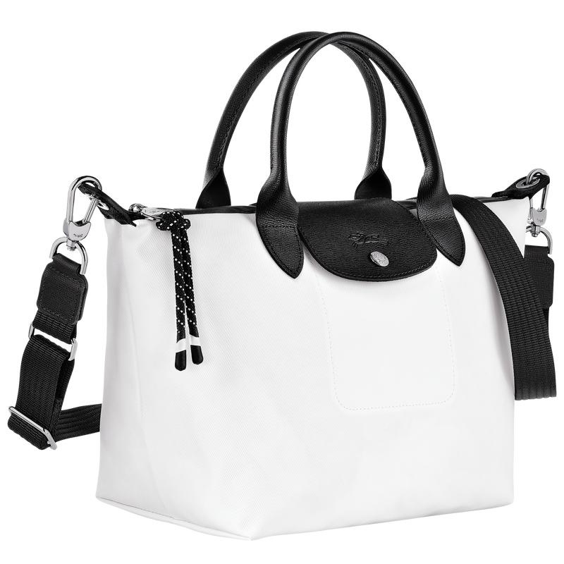 White Women's Longchamp Le Pliage Energy S Handbags | 36490-TOZX