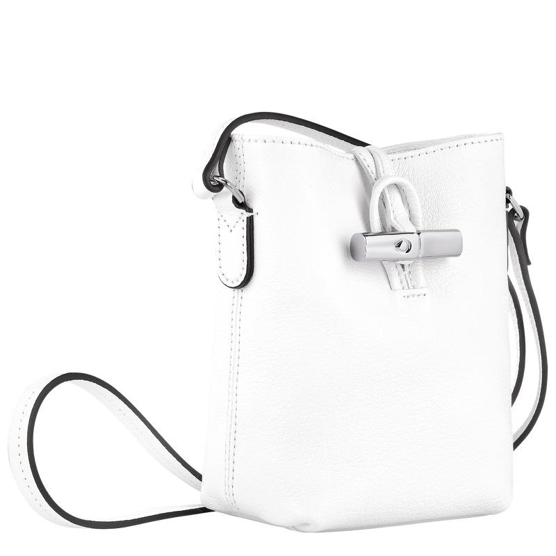 White Women's Longchamp Roseau XS Crossbody Bags | 96840-UEYC