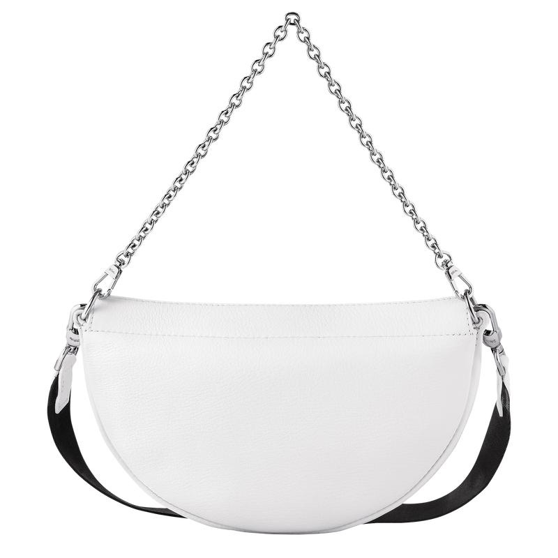 White Women's Longchamp Smile S Crossbody Bags | 60875-VYRJ