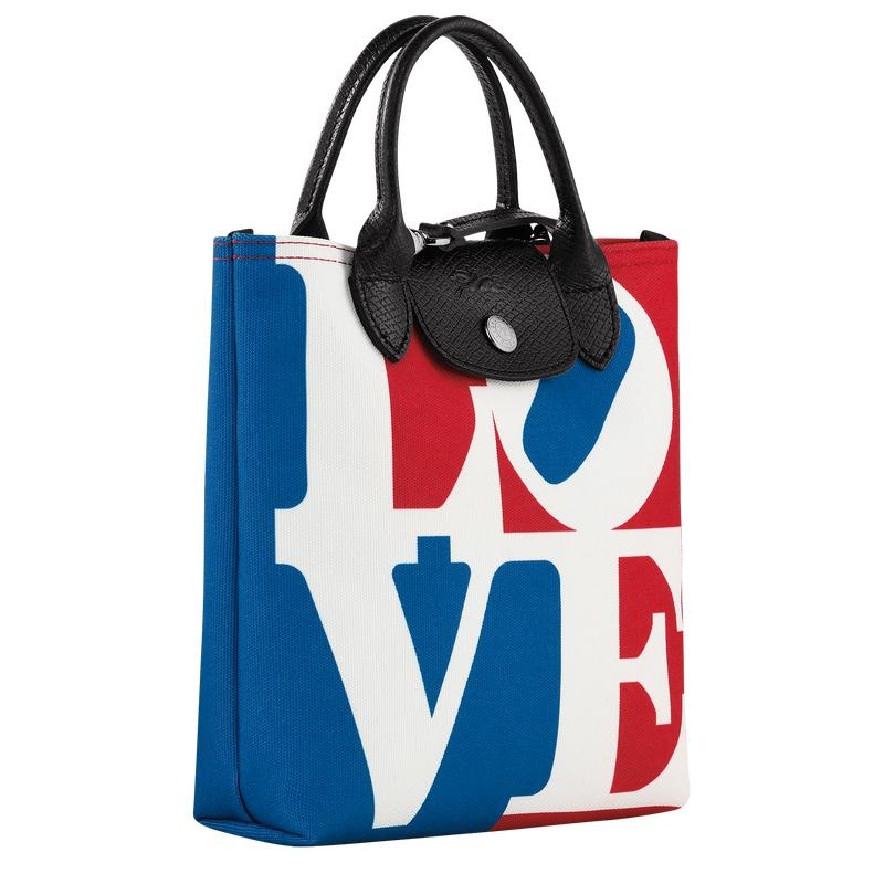 White Women's Longchamp x Robert Indiana XS Crossbody Bags | 71405-QZGK