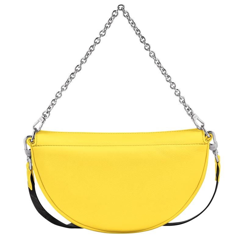 Yellow Women's Longchamp Smile S Crossbody Bags | 26957-OHJN